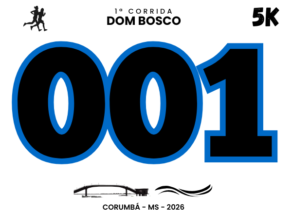 Número de peito 001